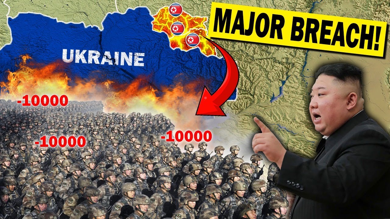 Kim Jong in Panic! Escape TROUBLES Are HUGE BREACH in Putin's 50000 North Korean, Russian Troops