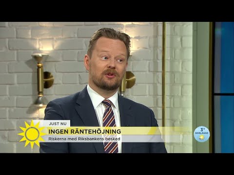 Ekonomiexperten om räntebeskedet: "Utmärkt tillfällle att förhandla om sitt bolån” - Nyhetsmorg