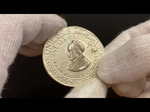 Lot 1280 German States Saxony 1 34 Thaler 1527 RR