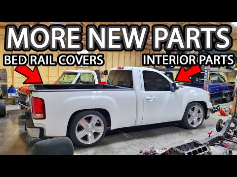 More New Parts for the Slammed NNBS GMC Sierra (GM Bed Rail Cover Install)