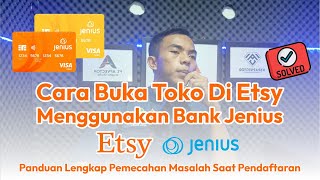 Buka Toko Di Etsy Menggunakan Bank Jenius | Mengatasi Masalah Pembayaran di Etsy