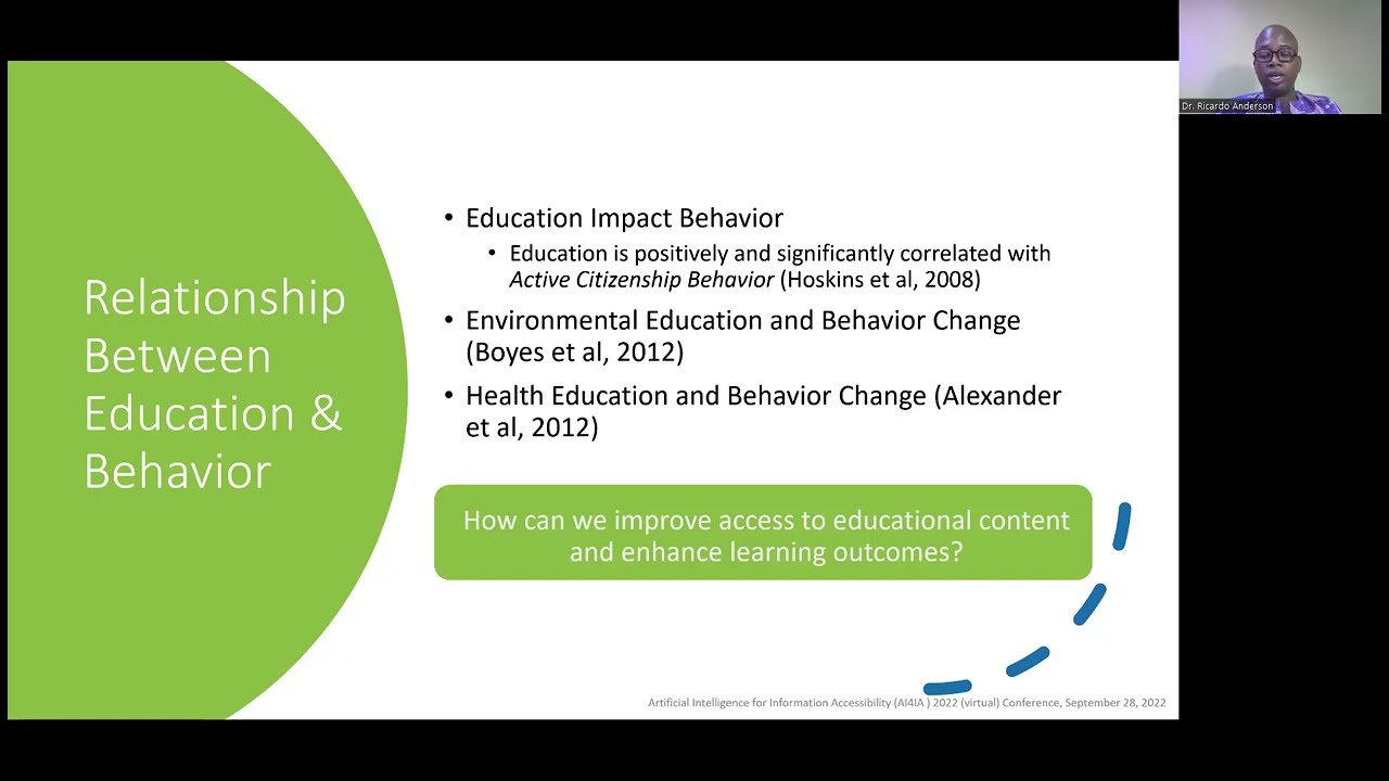 R Anderson - AI for a Positive Planet: Personalized Learning to Empower Positive Behavior Change