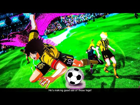 PSG vs Dortmund in Captain Tsubasa