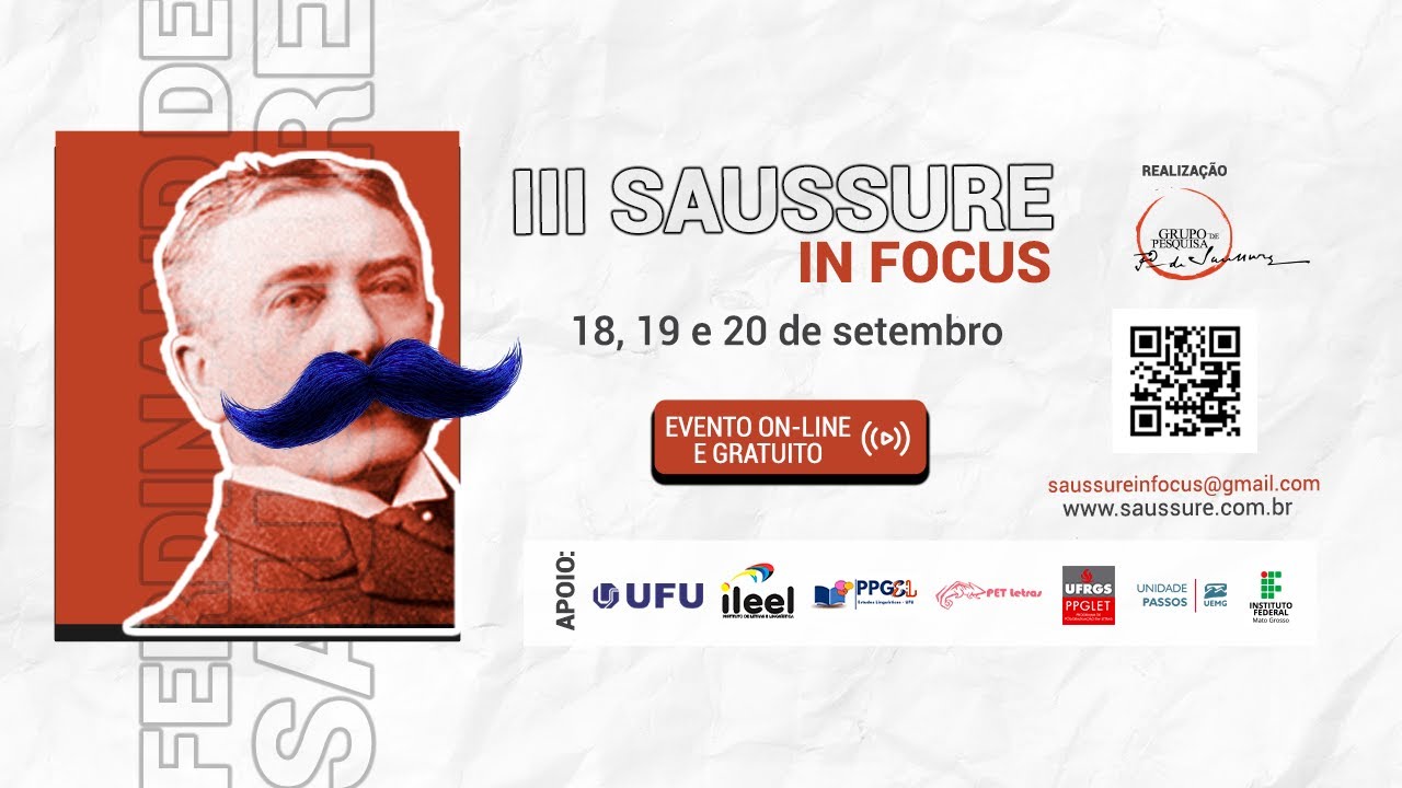 III Saussure in focus - Palestra de Abertura