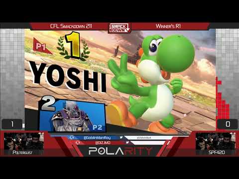 CFL Smackdown Ultimate 211 - Poltergust (Yoshi) vs SPF420 (Ganondorf) - Winners R1