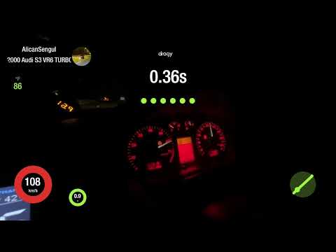 Audi S3 VR6 TURBO 100-200 3.9 Sec