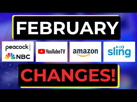 Big Streaming TV Changes for February 2026!