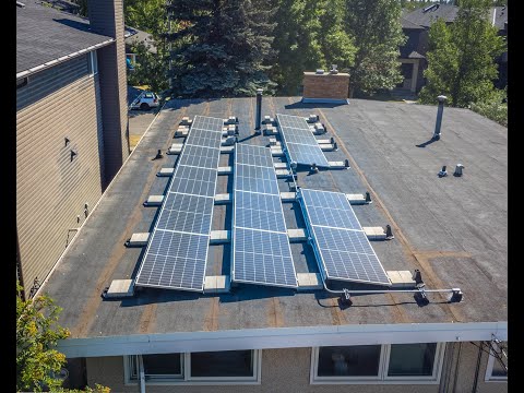 6.8 kw Flat Roof Ballasted Solar System