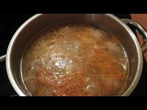 Mein Mann hat ein neue Lieblingssuppe :Hackbällchen mit Reis.