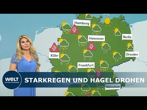 WELT WETTER am 23. Juni 2022: Hier drohen am Wochenende heftige Unwetter