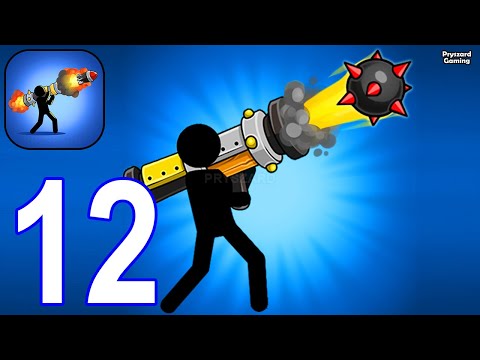 Boom Stick: Bazooka Puzzles - Gameplay Walkthrough Part 12 Levels 31-36 (Android, iOS)