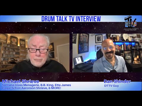Michael Shrieve Drum Talk TV Interview
