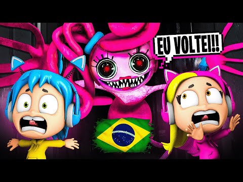 MOMMY LONG LEGS IS BACK and NOW *SPEAKS IN PORTUGUESE* 😱 Poppy Playtime 2 (Alec GO!)