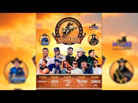 FESTA PEÃO DE BOIADEIRO SANTA ROSA DE GOIAS - 1º ROUND - 16/07 - QUINTA FEIRA