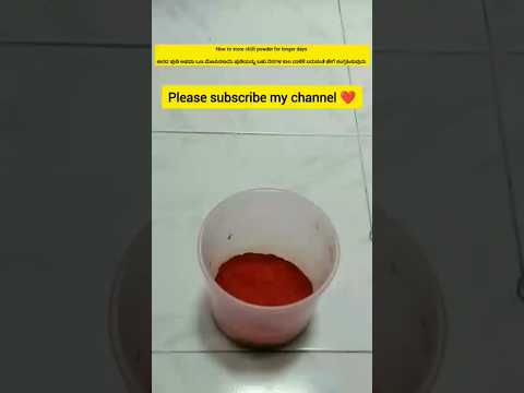How to store chilli powder for longer days#yt #shortvideo #tips #tricks #ytshorts #viral #viralshort