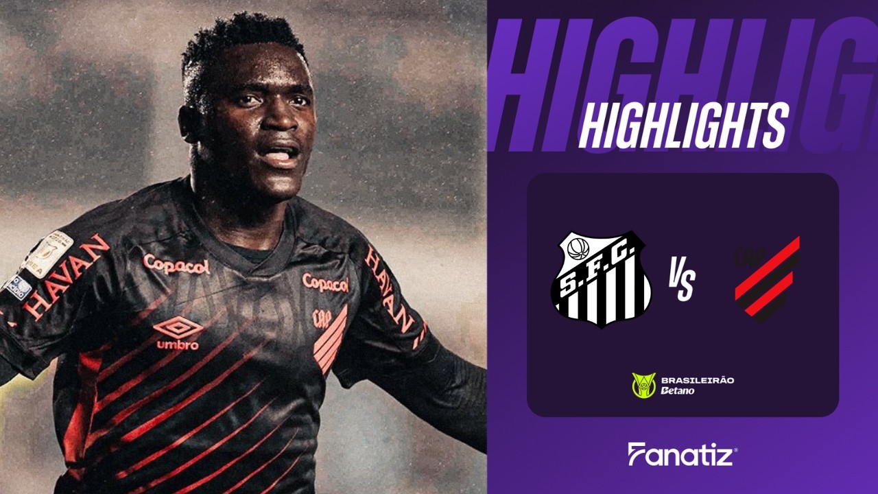 Santos vs. Athletico Paranaense 0-2 | Game Highlights | #Brasileirao2026