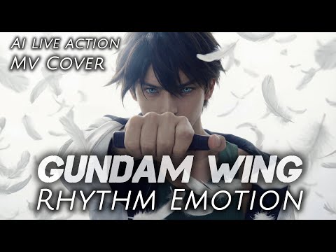 Gundam Wing - Rhythm Emotion - AI LIVE ACTION - MV COVER