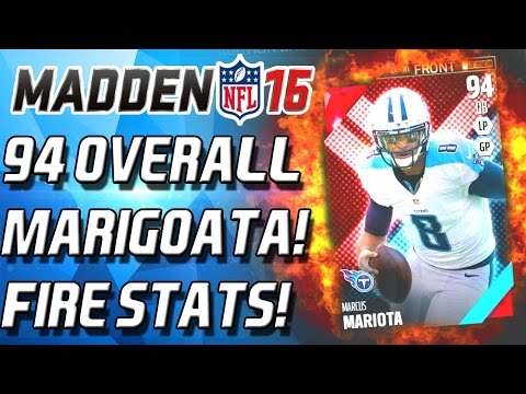 94 OVERALL MARIGOATA! ALL-ROOKIE TEAM! - Madden 16 Ultimate Team
