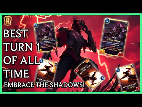 Best Turn 1 Zed of all Time!! | Legends of Runeterra Highlights  #Shorts