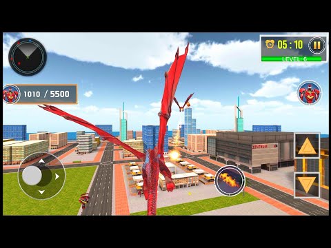 Police Dragon Robot Car Game - Android Gameplay #2
