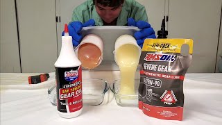 Lucas Synthetic Gear Oil vs AMSOIL 75W-90 Cold Flow Test