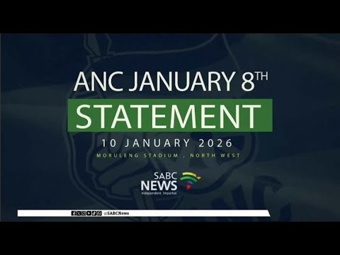 ANC January 8 |  Party President Cyril Ramaphosa expected to outline priorities for 2026