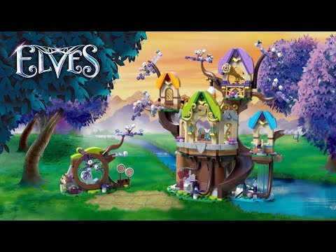 Vidéo LEGO Elves 41196 : L'attaque de chauve-souris de l'arbre Elvenstar