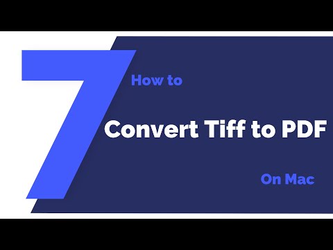 Try 8 Ways to Convert TIFF to PDF