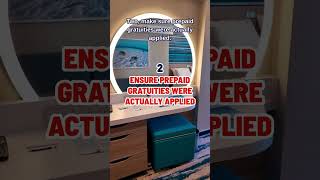 Do these 4 things on the last day of your cruise! #cruise #shorts