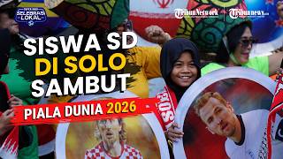 Outing Class Bertema Piala Dunia 2026, Puluhan Siswa SD di Solo Antusias Belajar Sejarah Sepak Bola