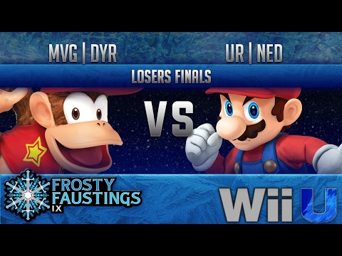 FFIX Smash 4 LOSERS FINALS - MVG | dyr (Diddy Kong) vs UR | Ned (Mario, Cloud)