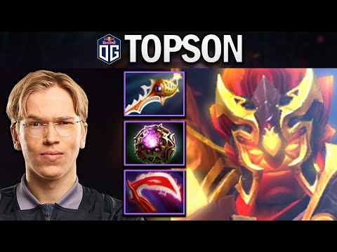 OG.TOPSON EMBER SPIRIT WITH 17 KILLS - DOTA 2 7.27 GAMEPLAY