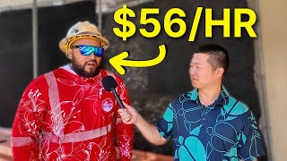 Asking Hawaii Construction Workers What They Do For A Living