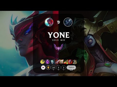 Yone Mid vs Lissandra - KR Master Patch 13.10