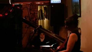 Michelle Rumball with Kevin Quain at the Gate