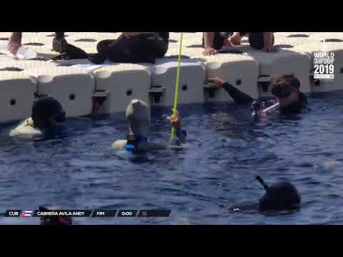 AIDA Depth World Championship Villefranche-Sur-Mer 2019 - FIM - Day 2 (part 1)