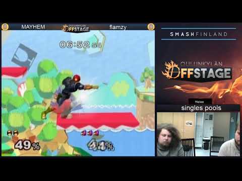 Oulunkylän Offstage 5 - Melee Singles - Pools - Mayhem(Falco) vs Flamzy(Cpt.Falcon)