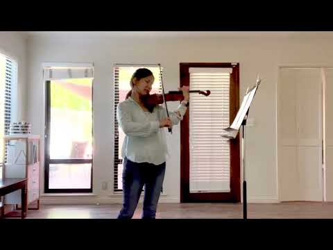 Romance, Amy Beach. Violin, Jina. Practice excerpt