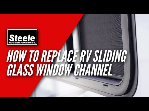 How To Replace RV Sliding Glass Window Channel