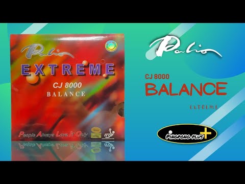 Palio CJ 8000 Extreme Balance || Borracha para tênis de mesa