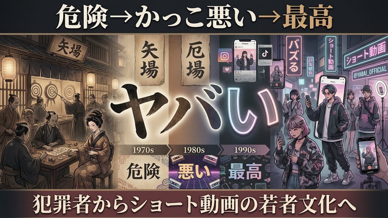 「やばい」には意外と長い歴史があったという話
