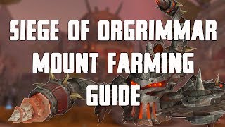 Siege of Orgrimmar Mount Farming Guide