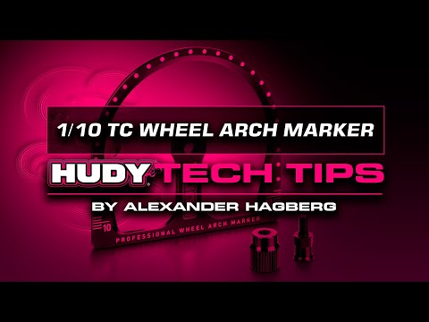HUDY Tech Tips -  1/10 TC Wheel Arch Marker