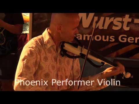 Phoenix Performer Violin Played by Chris Gillespie with Vino Veritas