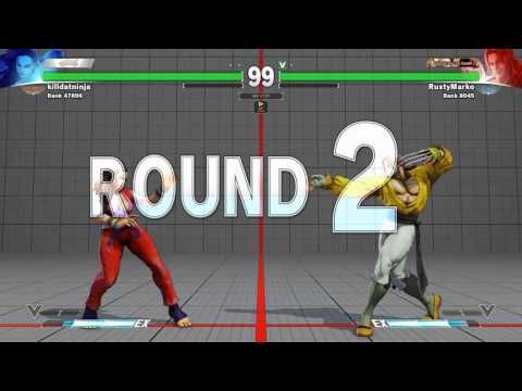 SFV~ Vega (RustyMarko) vs  Laura (killdatninja) HD
