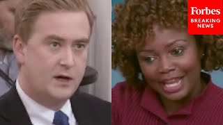 ‘You Can’t Tell Me How To Answer The Question’: KJP &amp; Peter Doocy Spar Over COVID-19 Lab Leak Theory