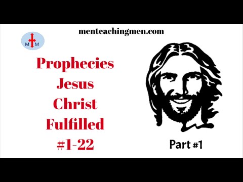 Prophecy Jesus Fulfilled Part 1