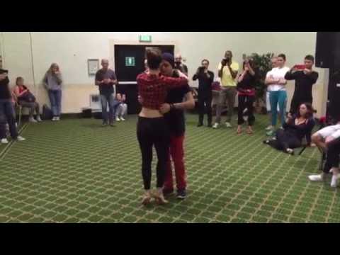 Davide Sartoris & Stefania Vergani - Demo after class Kizomba LIKF Genova 2016