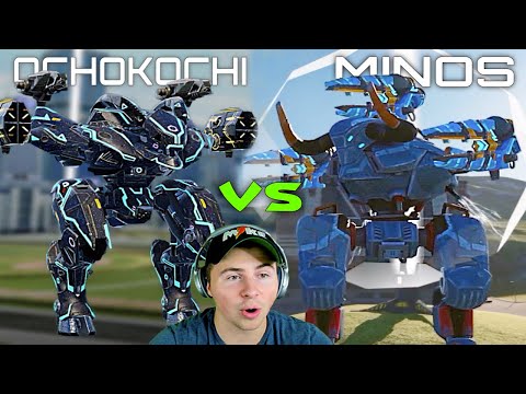 Ochokochi vs Ultimate Invader vs Minos - How Ridiculous Is This Thing? | War Robots