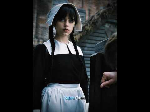 Wednesday Addams Saving Eugene | Wednesday Addams fight | Song - Bloody Mary | #edit #wednesday